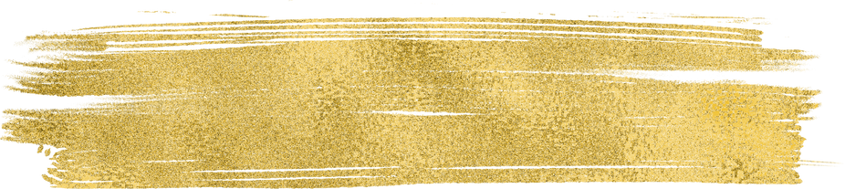Metallic Gold Brushstroke